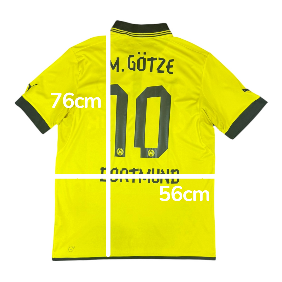 2012-13 Borussia Dortmund Home Shirt M. GOTZE #10 - 7/10 - (XL)