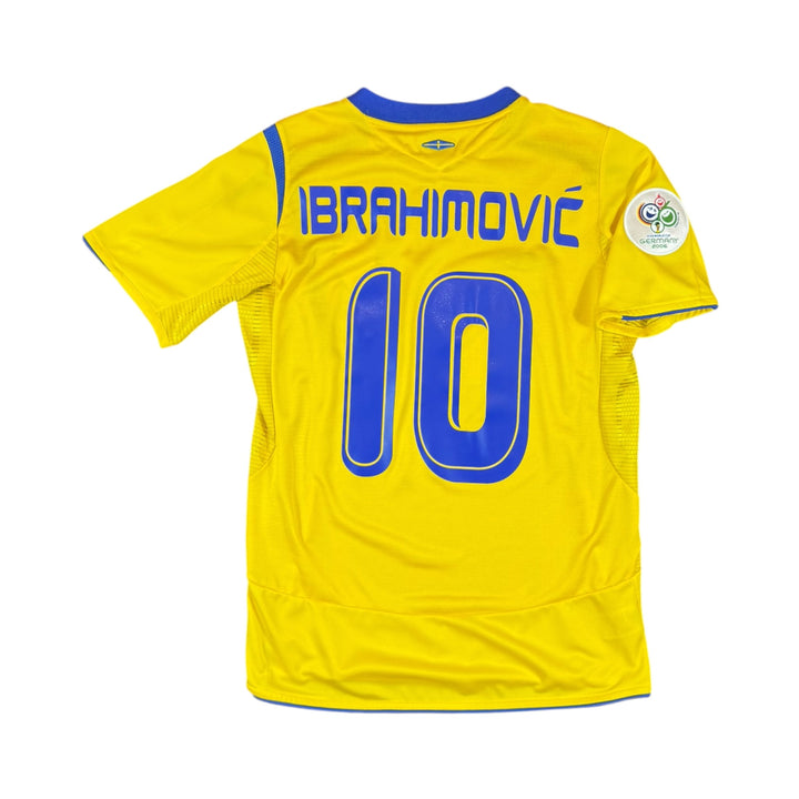 2005-06 Sweden Umbro Home Shirt IBRAHIMOVIC #10 - 10/10 - (S)