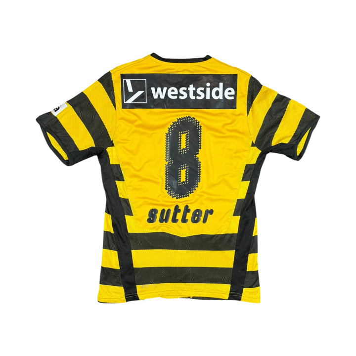 2009-10 Young Boys Puma Player Authentic Home Shirt #8 SUTTER - 8/10 - (L)