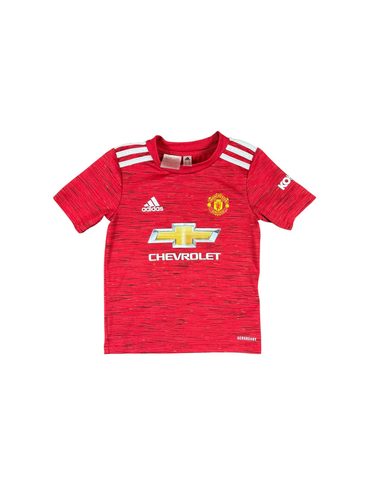 2020-21 Manchester United Adidas Home Shirt - 9/10 - (4-5 Years)
