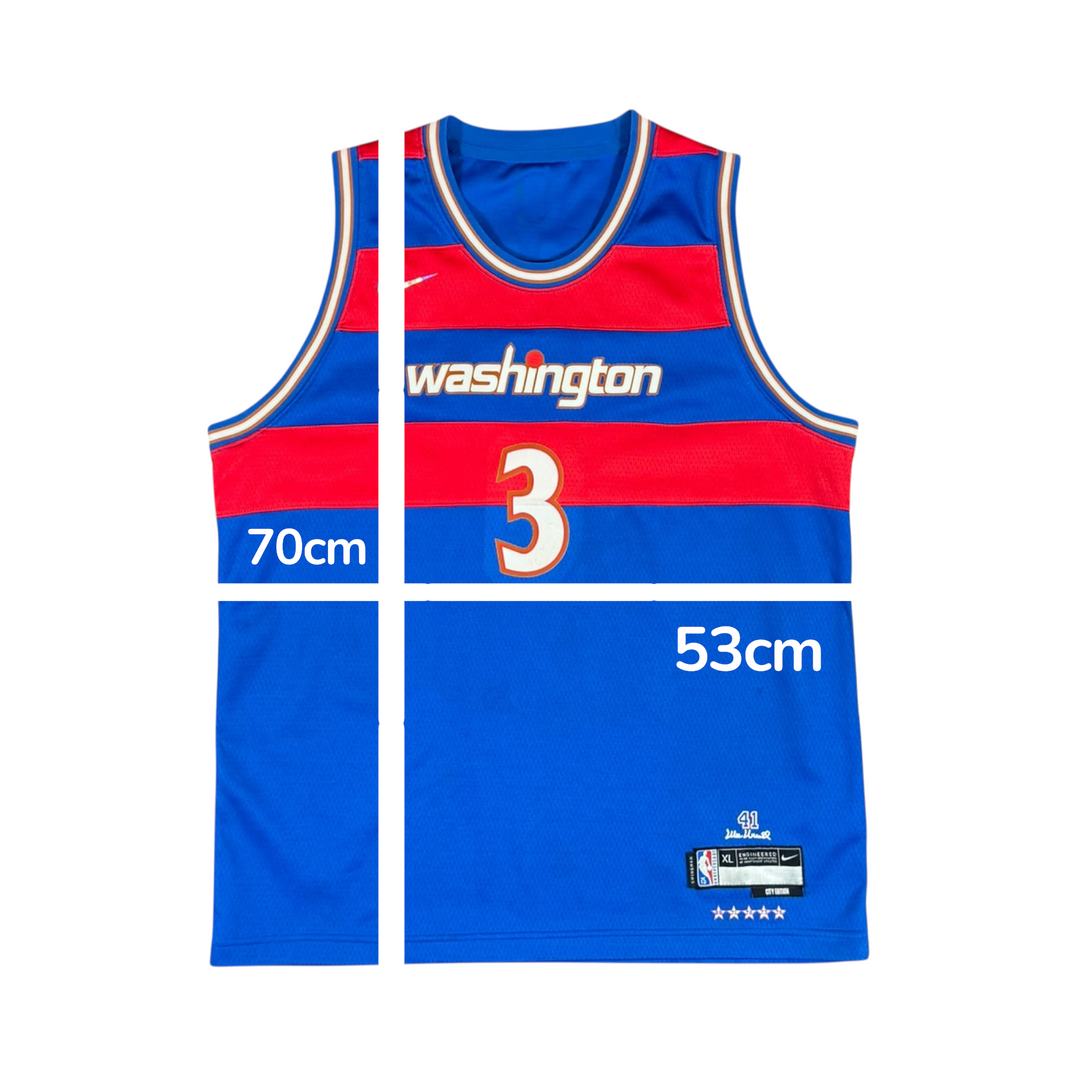 2021-22 Washington Wizards Nike Basketball Jersey #3 BEAL - 7/10 - (Youth XL)