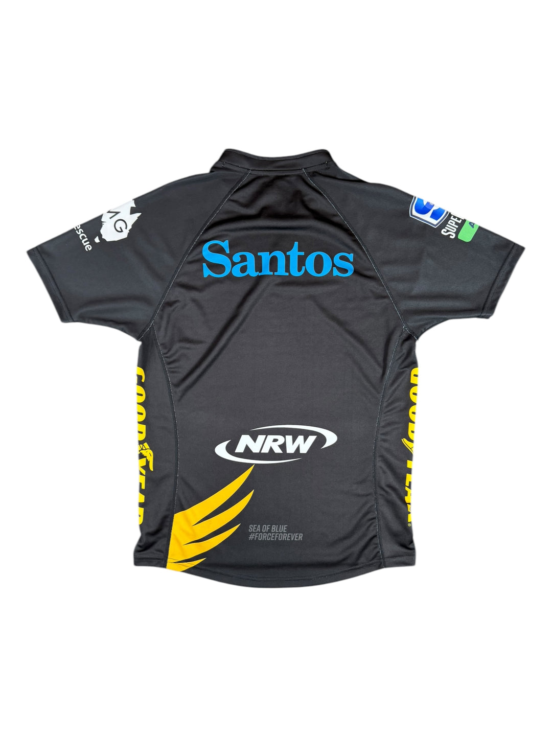 2021 Western Force Oneills Away Rugby Shirt - 9/10 - (M)