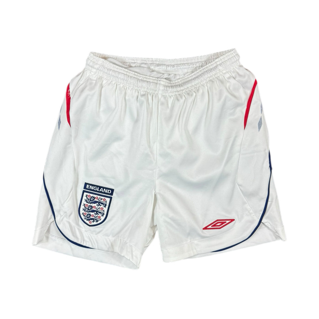 2008-10 England Away Shirt + Shorts ROONEY #10 - 8/10 - (9-10 Years)