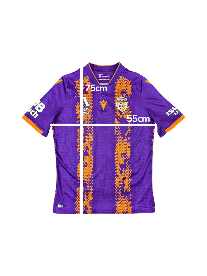 2022/23 Perth Glory Macron Home Shirt - 9/10 - (L)