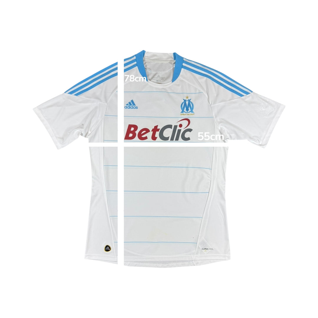 2010-11 Marseille Adidas Home Shirt - 7/10 - (L)