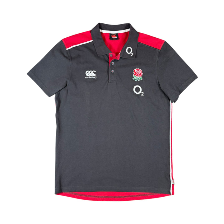 2018-19 England Canterbury Rugby Polo Shirt - 9/10 - (L)