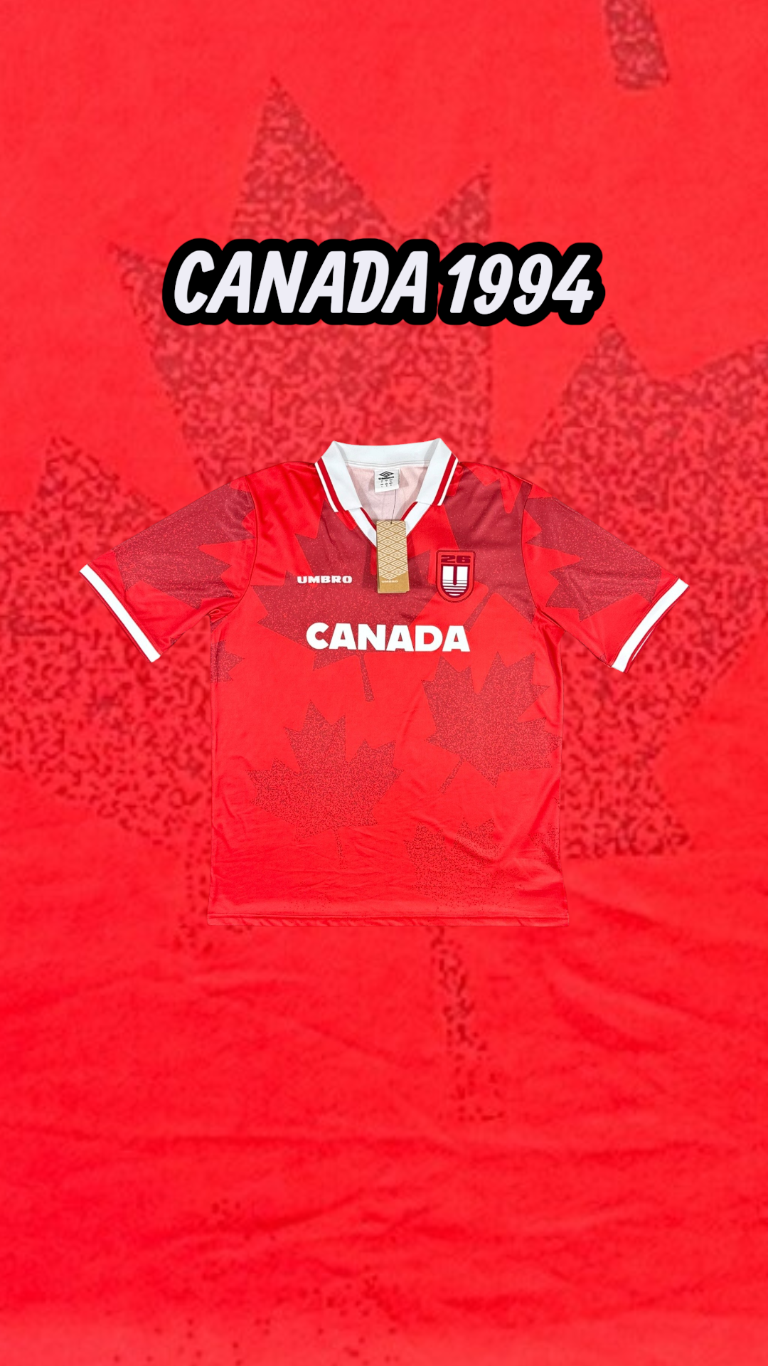 Canada 1994 Umbro Reissue Shirt