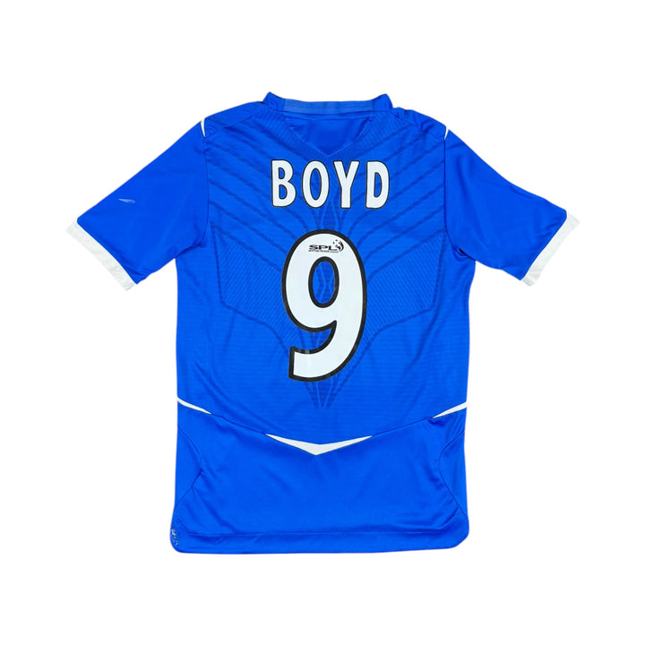 2008-09 Rangers Umbro Home Shirt #9 BOYD - 8/10 - (XL)
