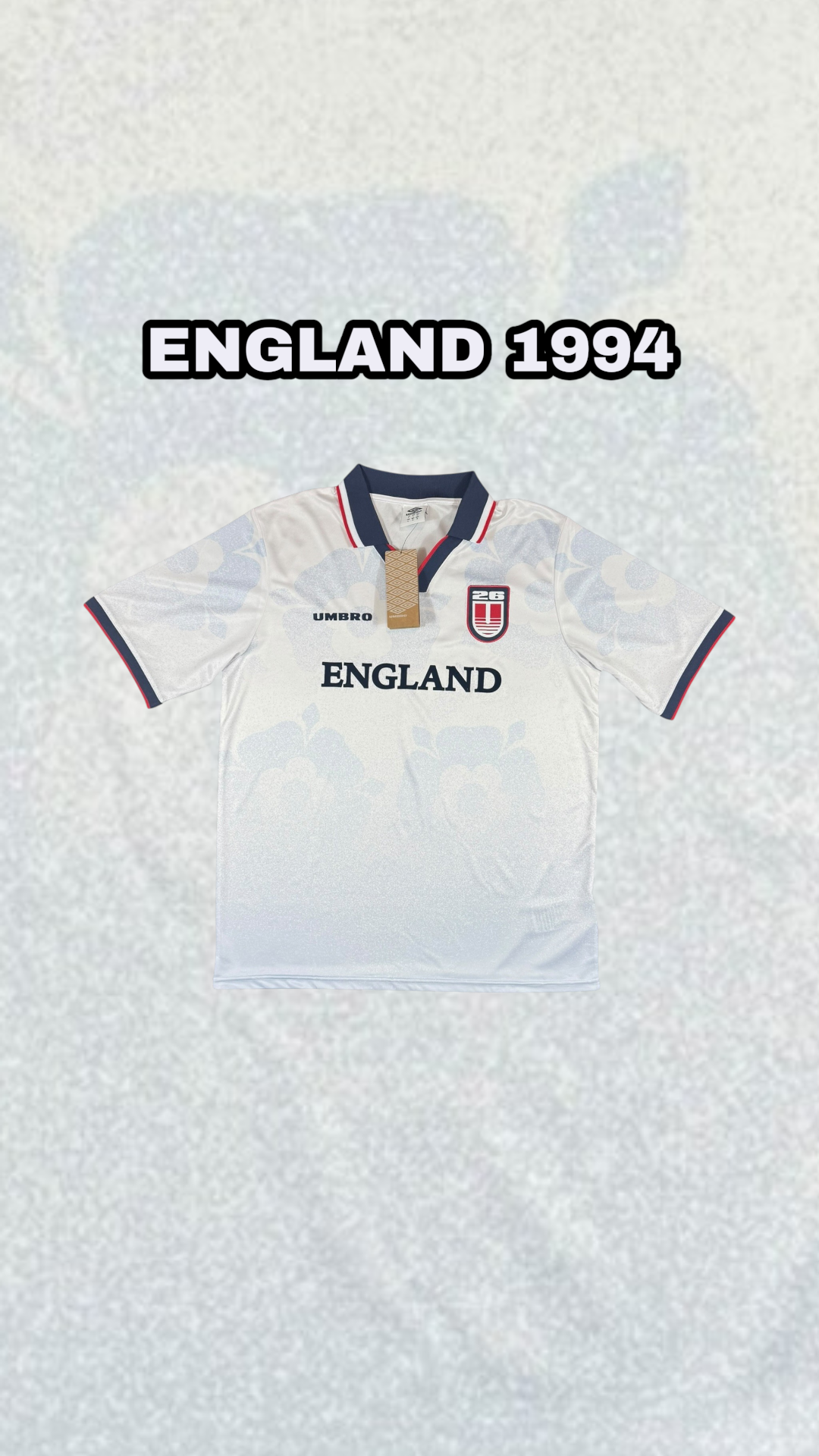 England 1994 Umbro Reissue Shirt