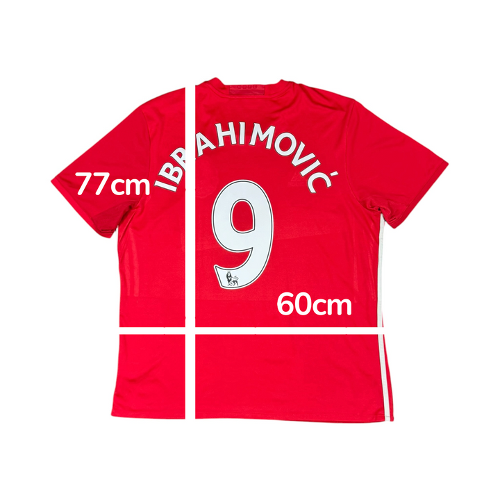 2016-17 Manchester United Home Shirt IBRAHIMOVIC #9 - 8/10 - (XL)