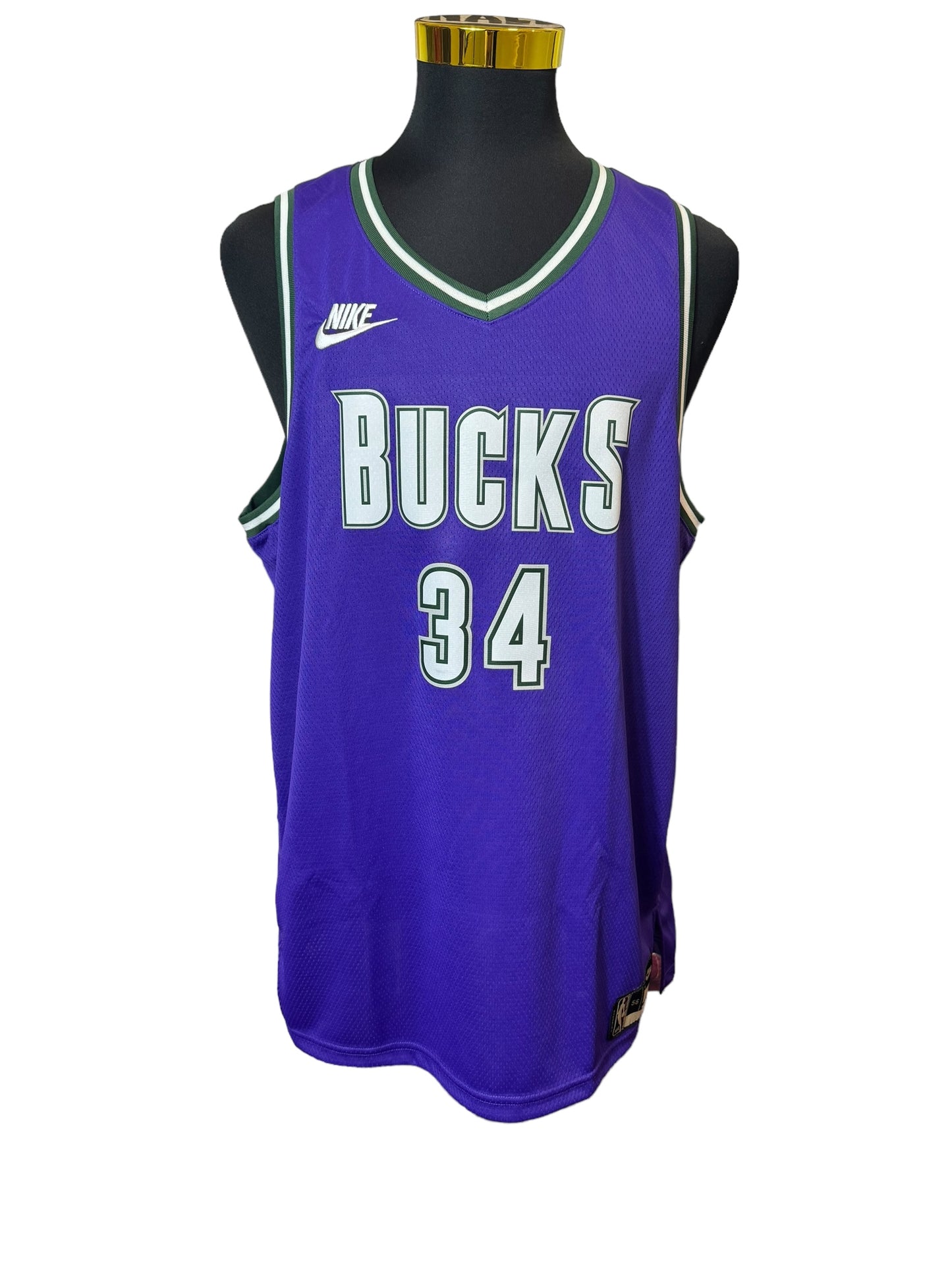 Milwaukee Bucks Basketball Jersey #34 Antetokounpo New