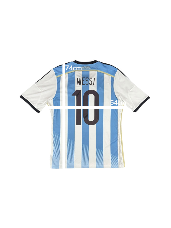 2014 Argentina Adidas Home Shirt #10 MESSI - 8/10 - (L)