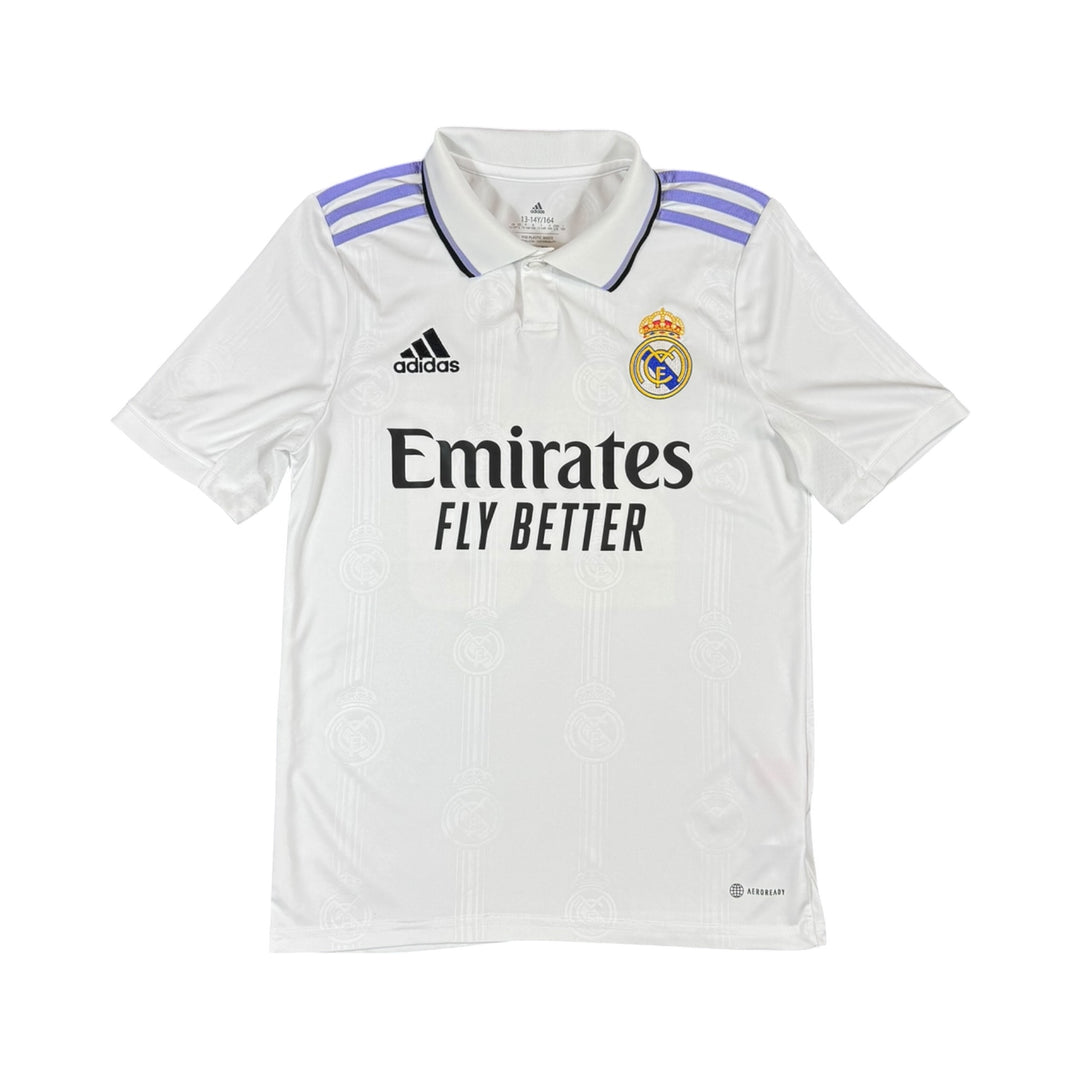 2022-23 Real Madrid Home Shirt VINI JR #20 - 9/10 - (13-14 Years)