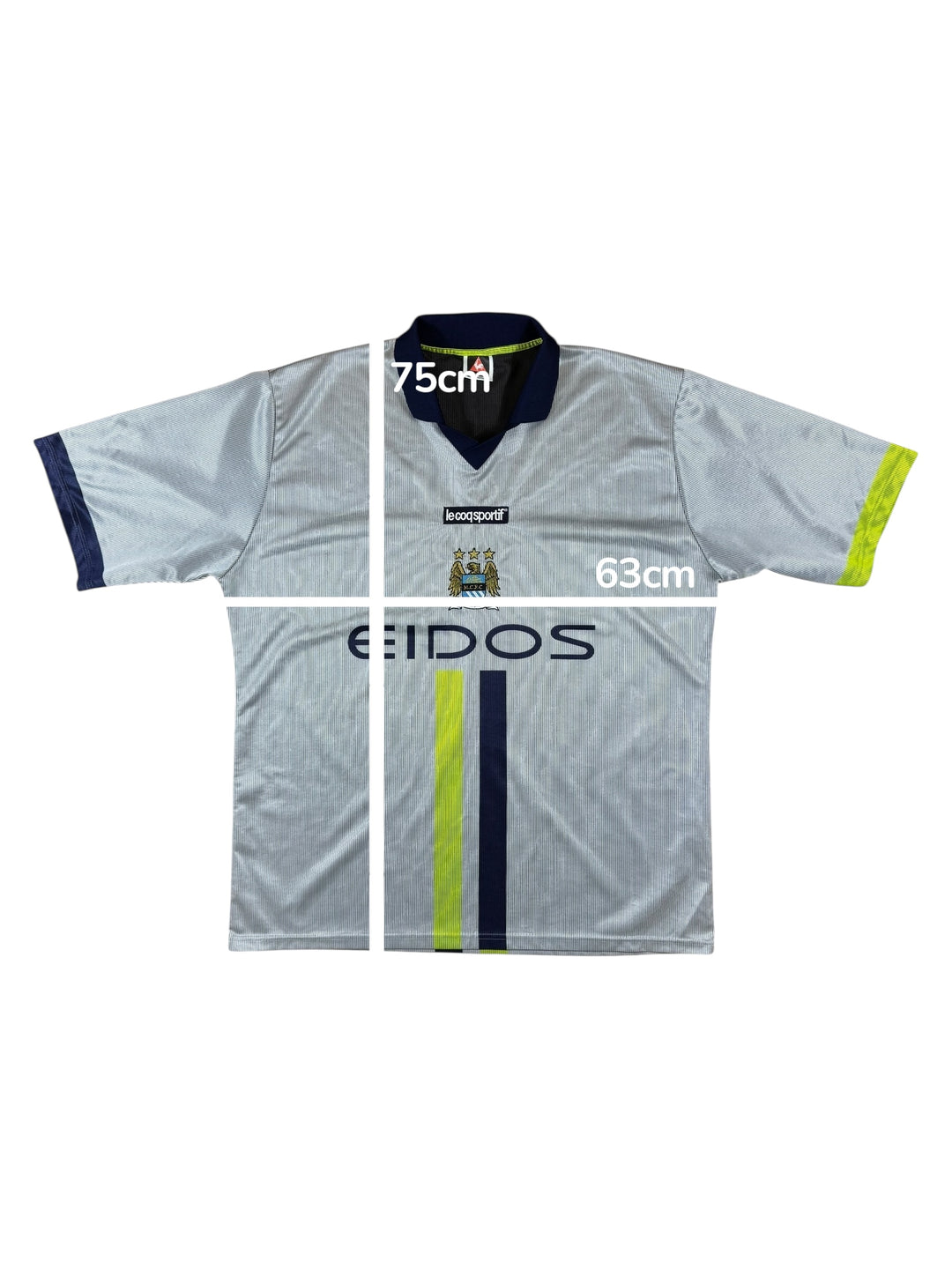 2001/02 Manchester City Le Coq Sportif Away Football Shirt - 9/10 - (XL)