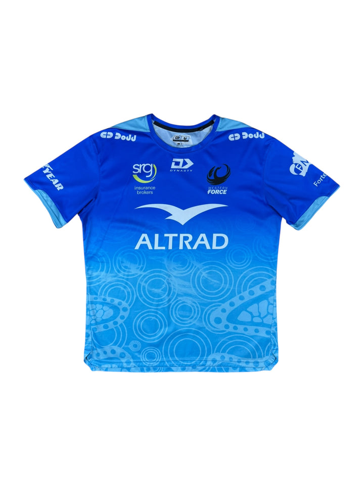 2024 Western Force Dynasty Rugby Training Shirt - 9/10 - (XL)