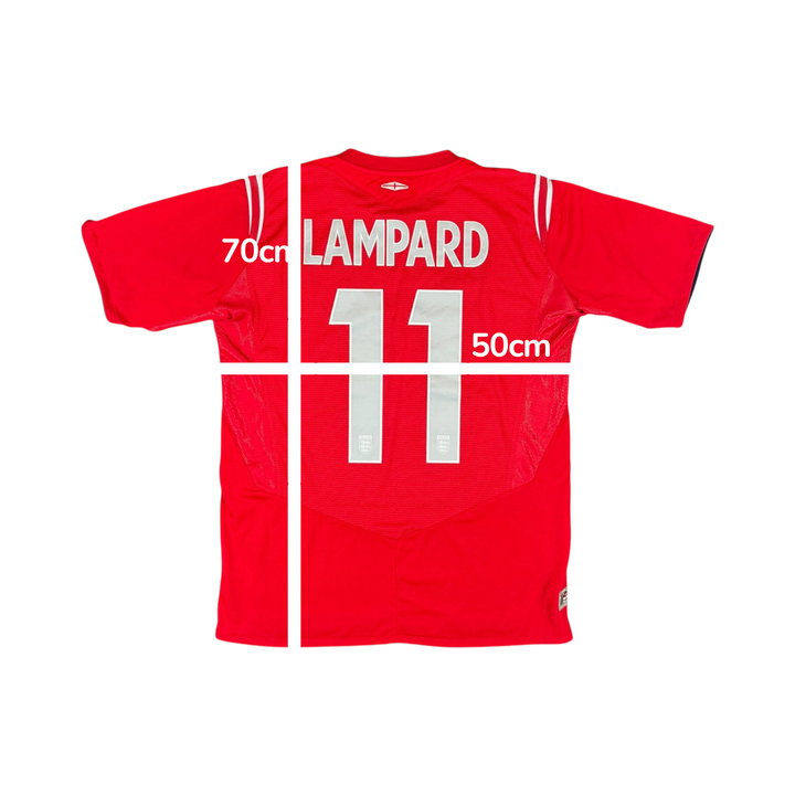 2004-06 England Umbro Away Shirt LAMPARD #11 - 9/10 - (S)