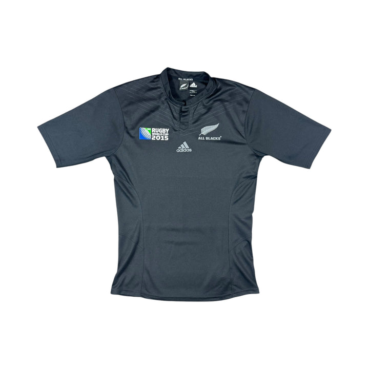2015-16 New Zealand Adidas Rugby Home Shirt - 8/10 - (3XL)
