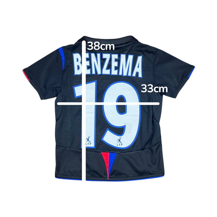 2005-06 Olympique Lyon Umbro Third Shirt #19 BENZEMA - 10/10 - (2-3 Years)