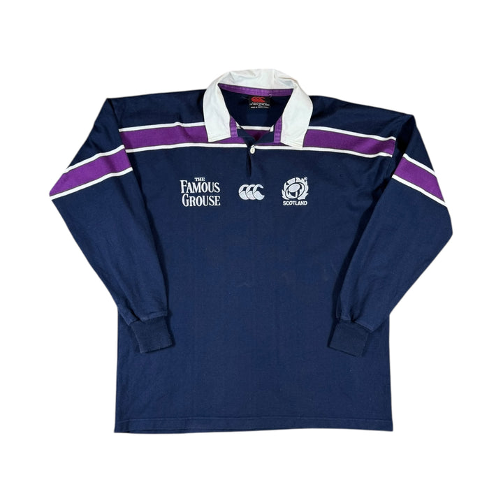 2000-02 Scotland Canterbury Home Longsleeve Rugby Shirt - 10/10 - (2XL)