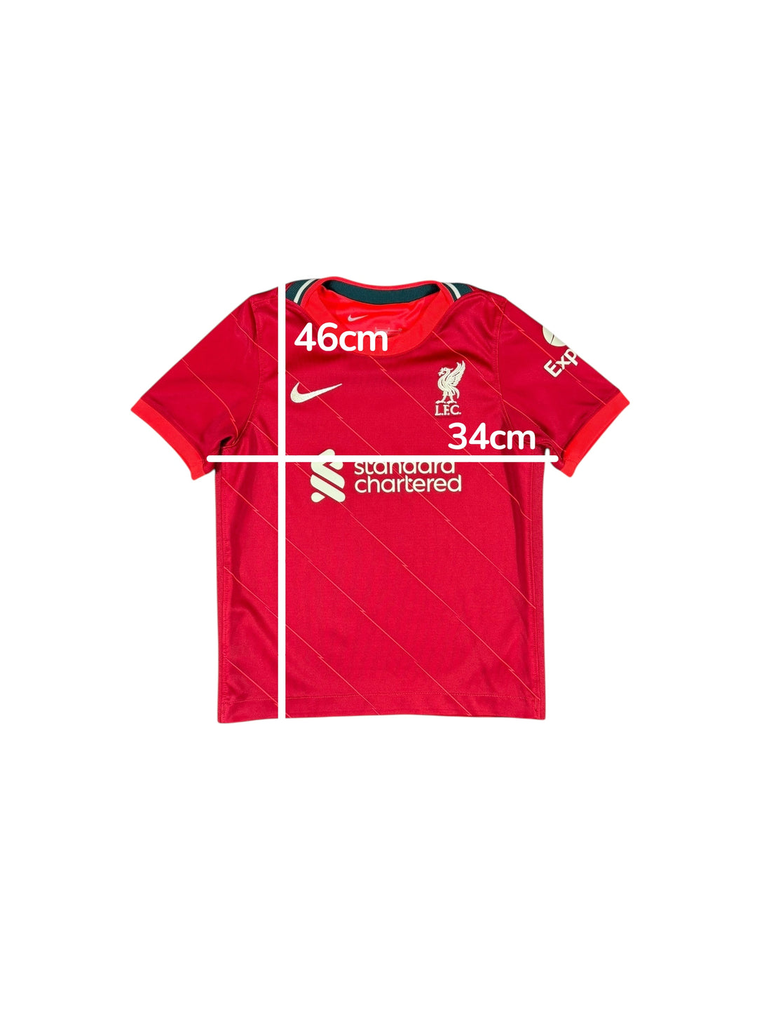 2021-22 Liverpool Nike Home Shirt - 9/10 - (6-8 Years)