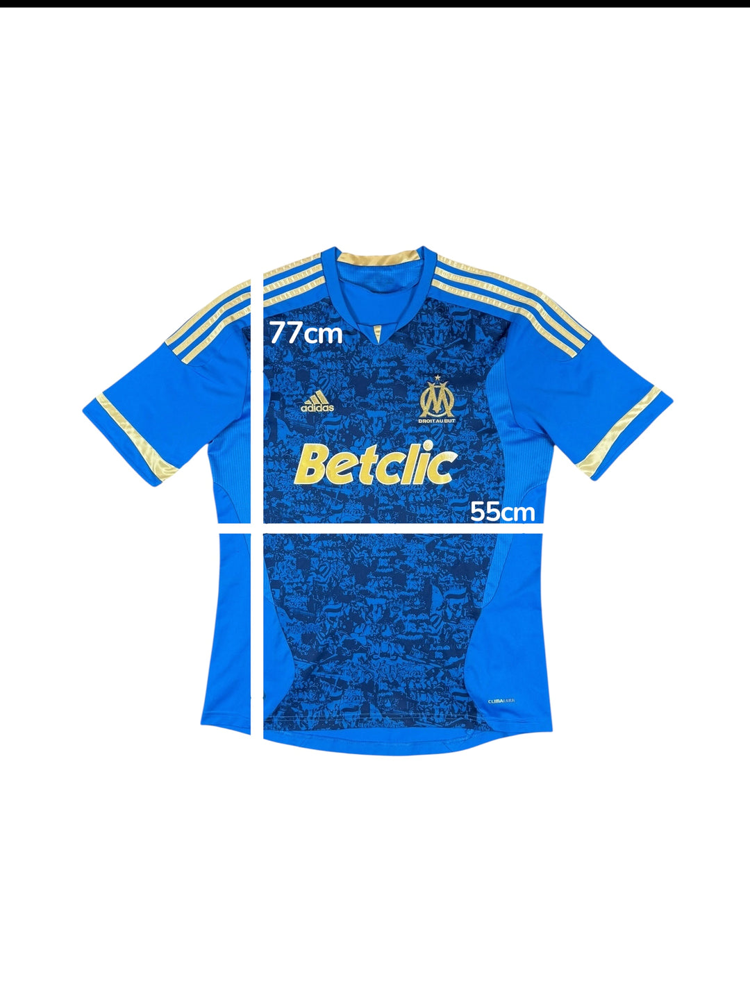 2010-11 Marseille Adidas Home Shirt - 7/10 - (L)