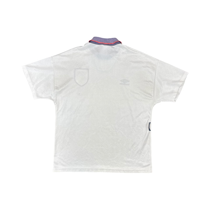 1993-95 England Umbro Home Shirt - 8/10 - (L)