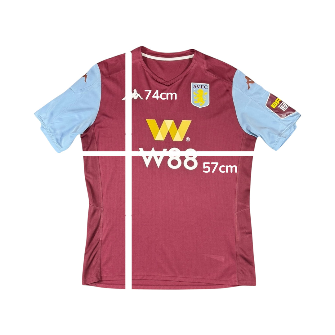 2019-20 Aston Villa Kappa Home Shirt - 9/10 - (XL)
