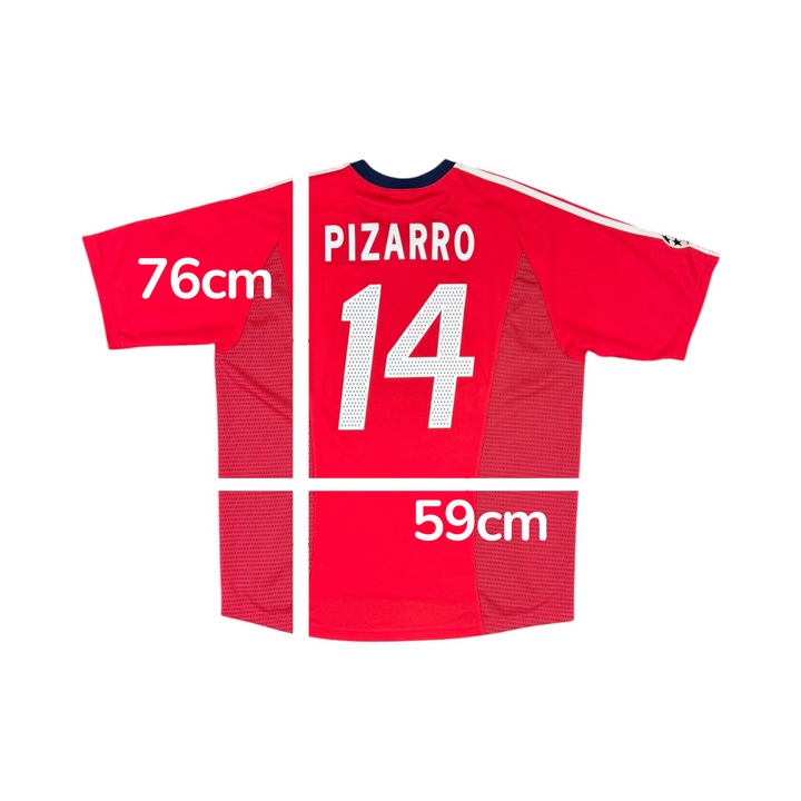 2002-03 Bayern Munich CL Shirt PIZARRO #14 - 10/10 - (XL)