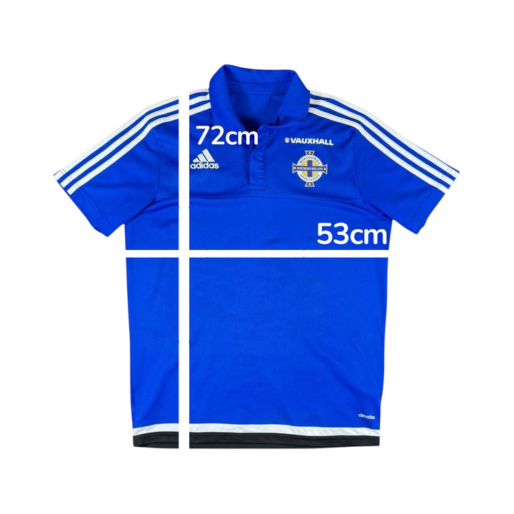 2016-18 Northern Ireland Adidas Polo Shirt - 8/10 - (M)