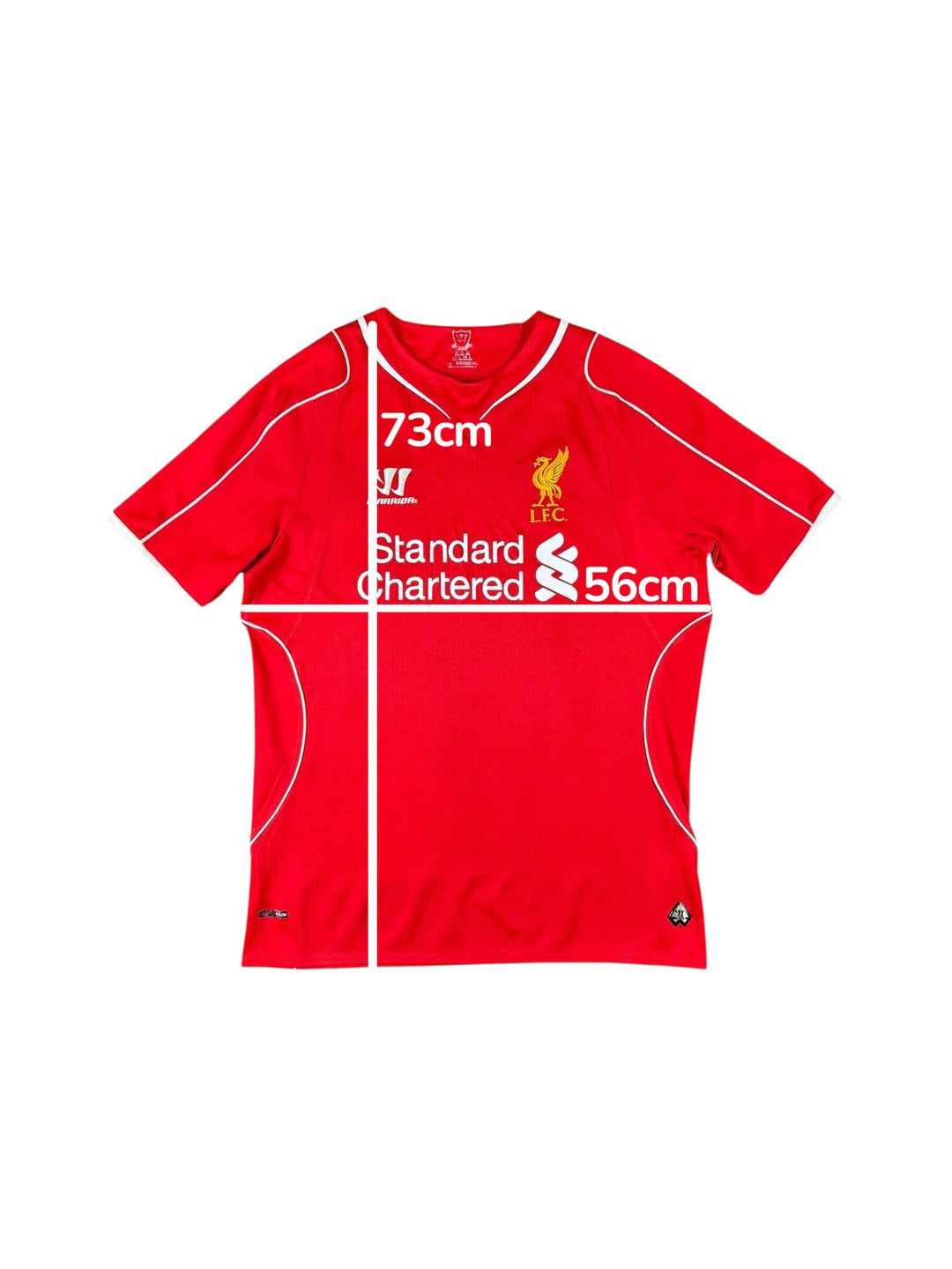 2014/15 Liverpool Warrior Home Shirt - 9/10 - (M)