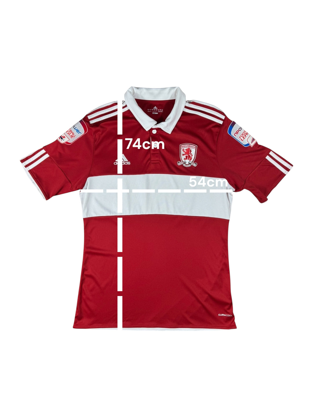 2010/11 Middlesbrough Adidas Home Football Shirt R.WILLIAMS - 9/10 - (M)