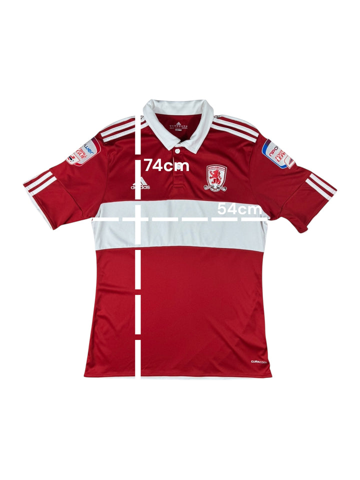 2010/11 Middlesbrough Adidas Home Football Shirt R.WILLIAMS - 9/10 - (M)
