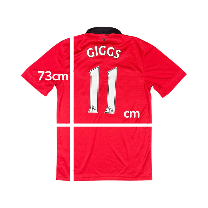 2013-14 Manchester United Home Shirt GIGGS #11 - 9/10 - (S)