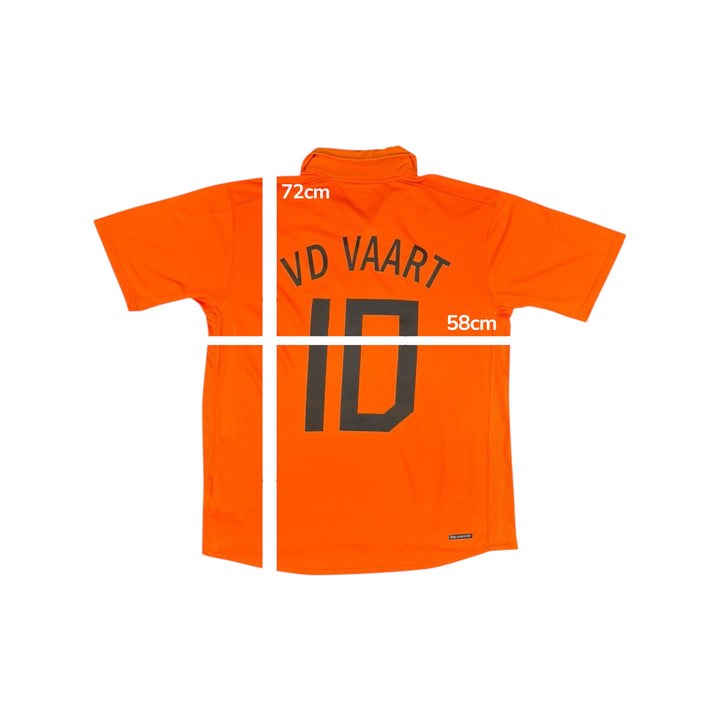 2006-08 Netherlands Nike Home Shirt #10 VD VAART - 9/10 - (XL)