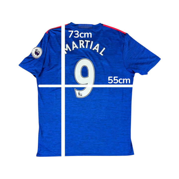 2016-17 Manchester United Adidas Away Shirt #9 MARTIAL - 8/10 - (L)