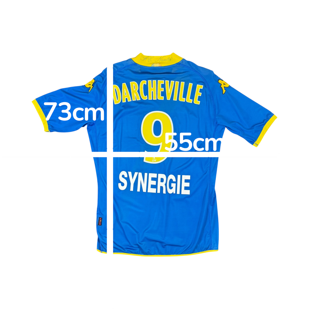 2009-10 Nantes Kappa Away Shirt DARCHVILLE #9 - 8/10 - (L)