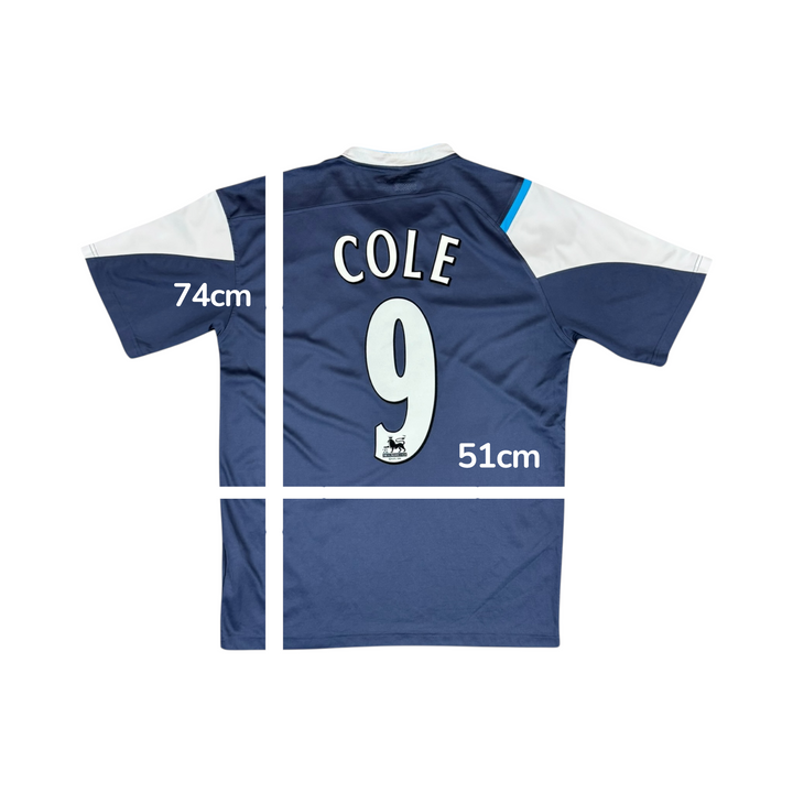 2005-06 Manchester City Away Shirt #9 COLE - 8/10 - (L)