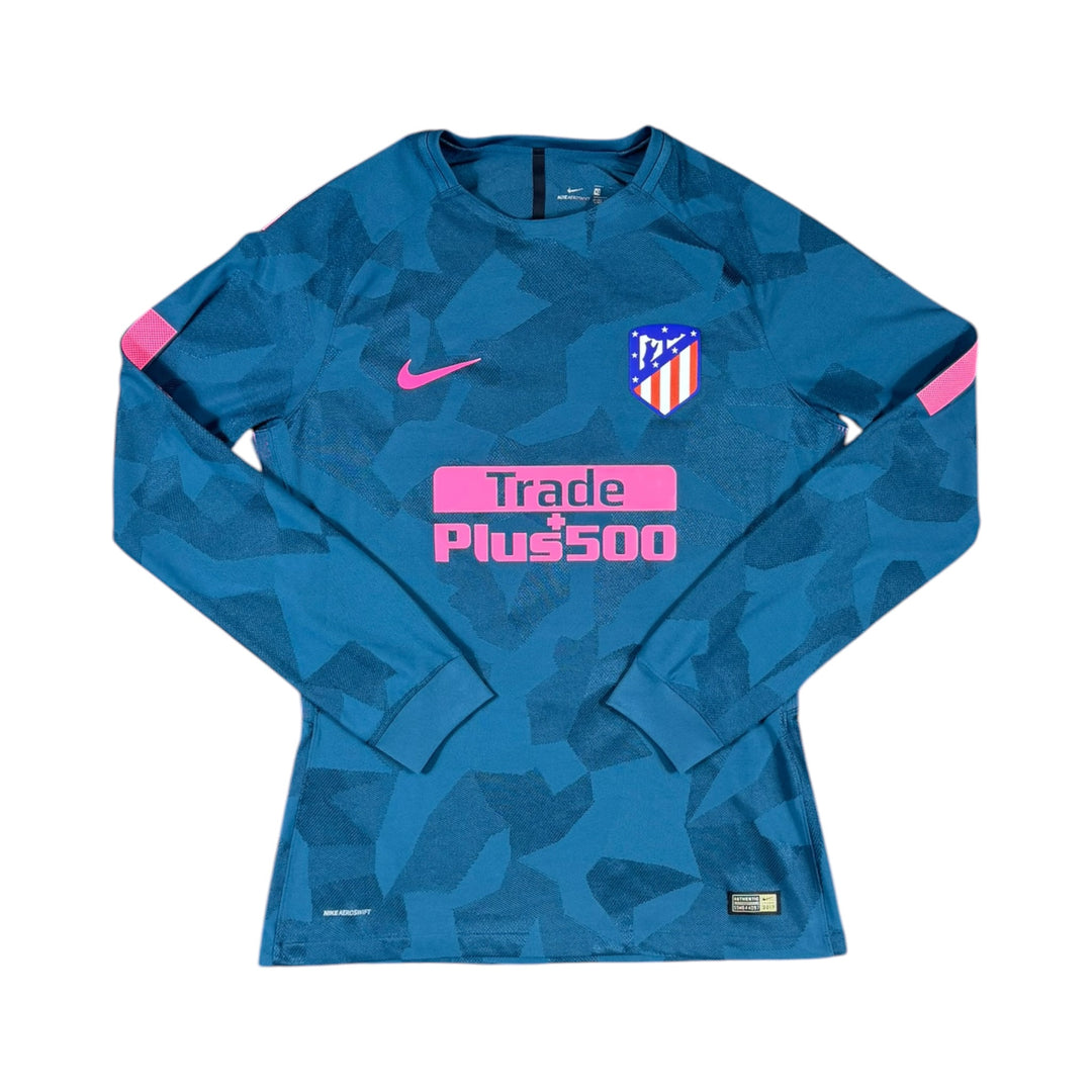 2017-18 Atletico Madrid Nike Third L/S Shirt Player Authentic GRIEZMANN #7 - 8/10 - (L)
