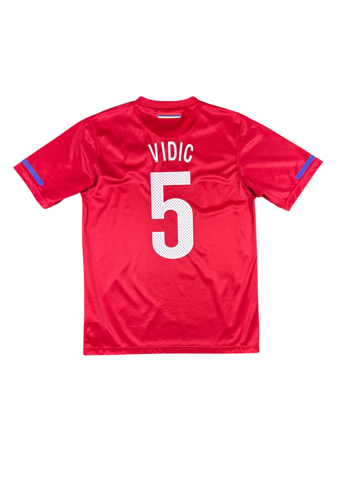 2010/11 Serbia Nike Football Shirt #5 Vidic - 9/10 - (S)