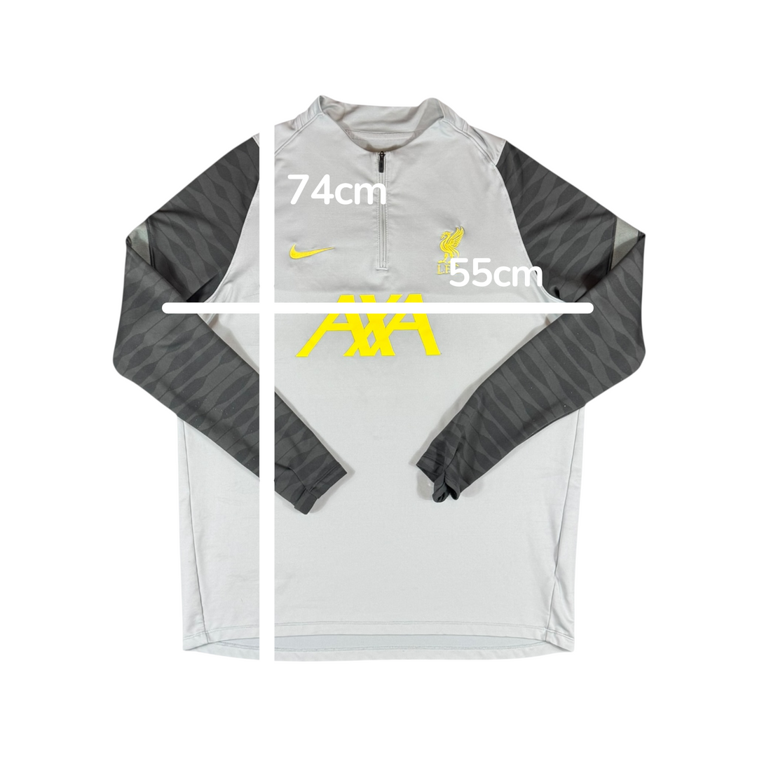 2021-22 Liverpool Nike 1/4 Zip Training Shirt - 8/10 - (XL)