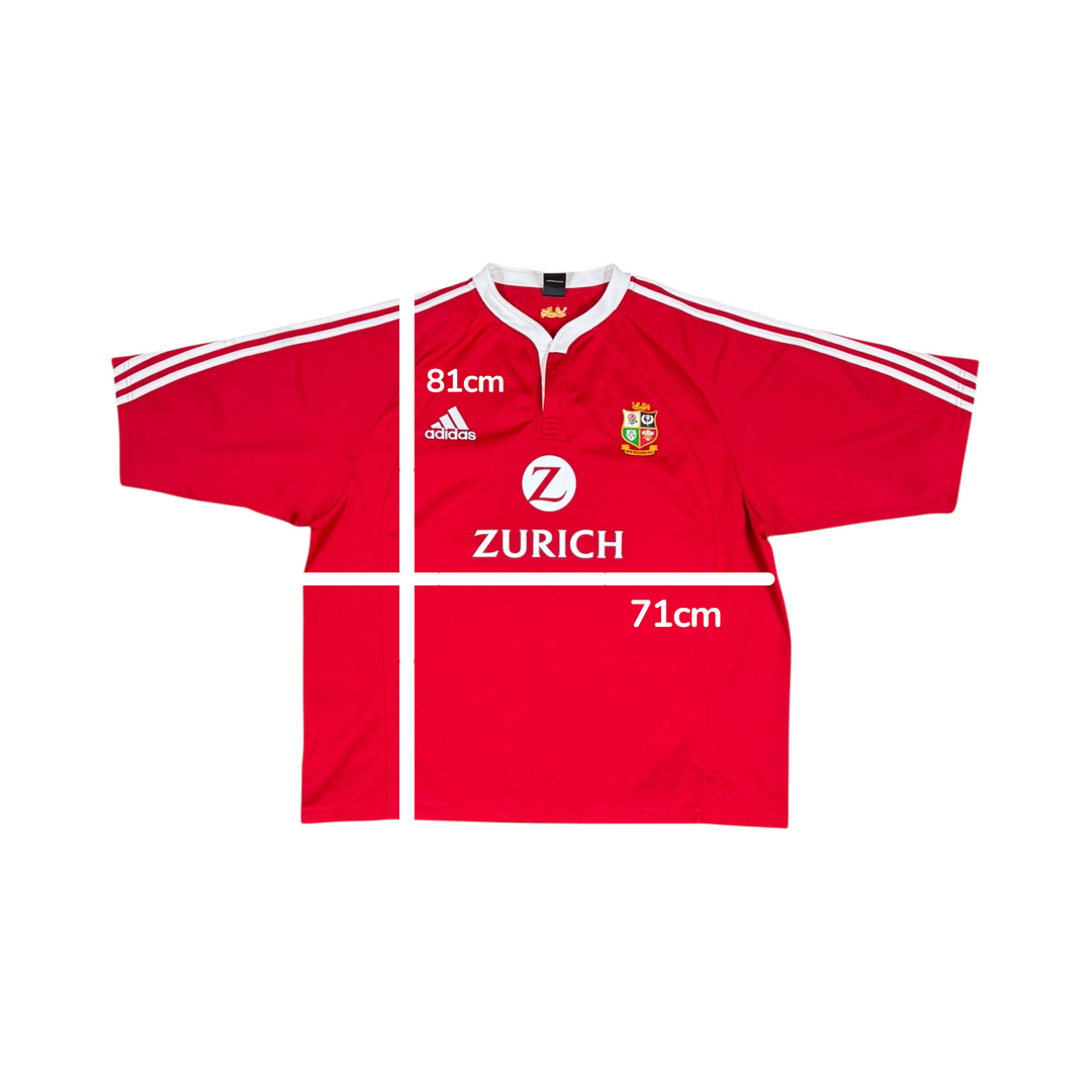 2005 British & Irish Lions Adidas Home Rugby Shirt "New Zealand Tour" - 9/10 - (3XL)