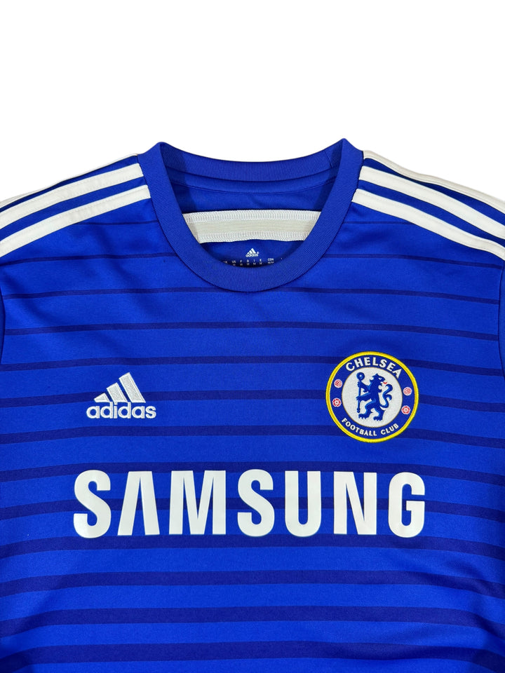 2014/15 Chelsea Adidas Home Longsleeve Football Shirt - 9/10 - (M)