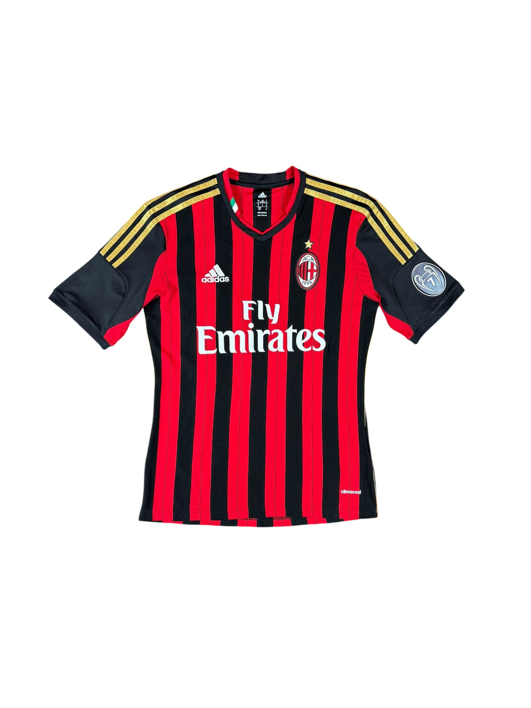 2013/14 AC Milan Adidas Home Shirt #10 HONDA - 9/10 - (S)