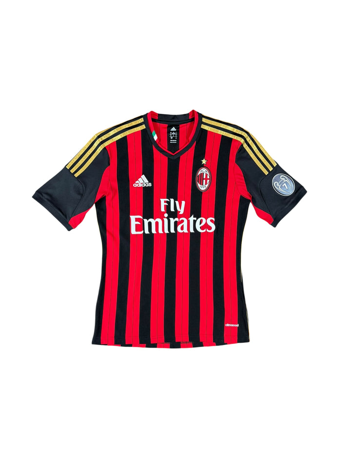 2013/14 AC Milan Adidas Home Shirt #10 HONDA - 9/10 - (S)