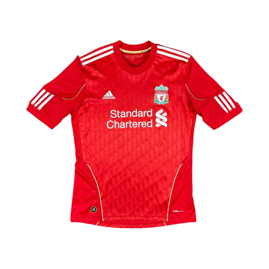 2010-12 Liverpool Adidas Home Shirt #8 GERRARD - 8/10 - (M)