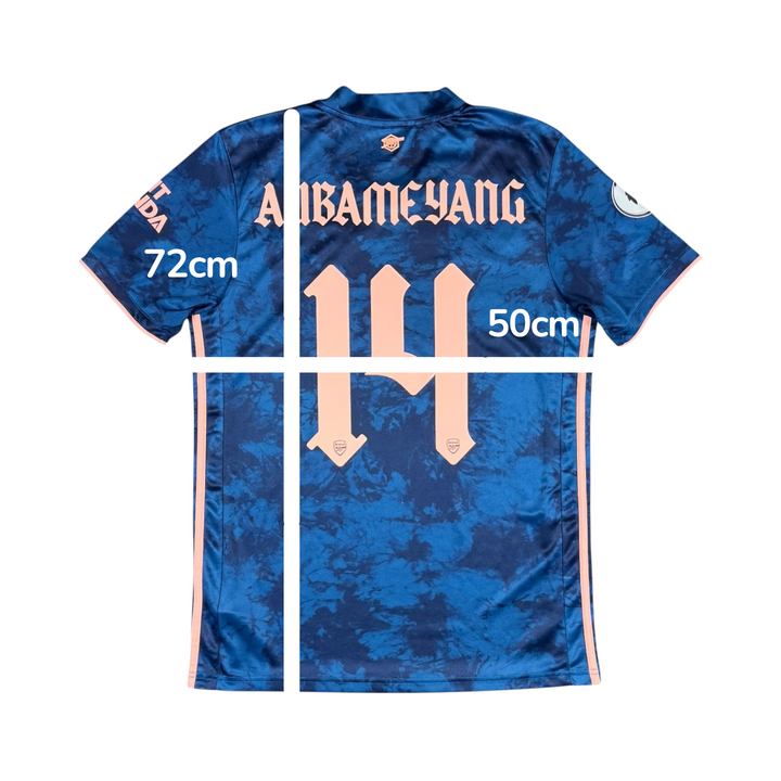 2020-21 Arsenal Adidas Third Shirt #14 AUBAMEYANG - 9/10 - (M)