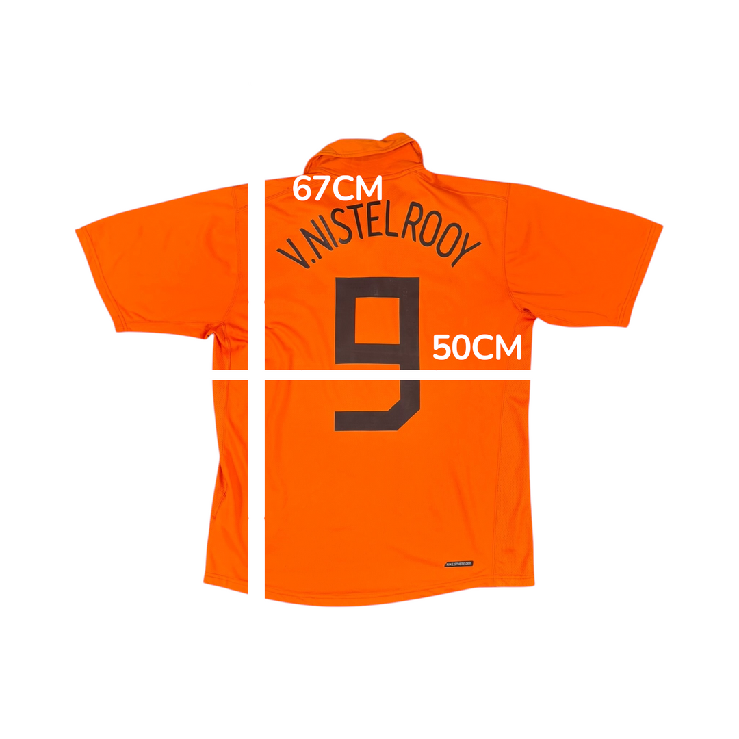 2006-08 Netherlands Nike Home Shirt V. NISTELROOY #9 - 9/10 - (M)