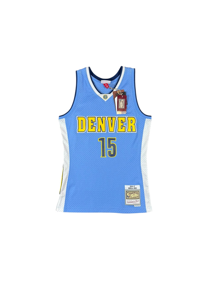 2016-17 Denver Nuggets #15 JOKIC Hardwood Classic Basketball Jersey Brand New (S)