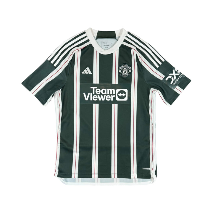 2023-24 Manchester United Adidas Away Shirt MAINOO #37 - 9/10 - (15-16 Years)