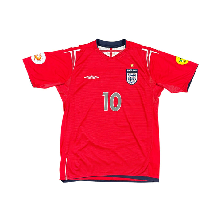 2004-06 England Umbro Away Shirt OWEN #10 - 8/10 - (M)